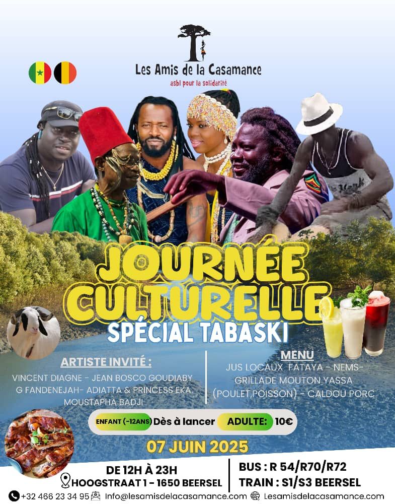 Les amis de la casamance journée culturelle flyer